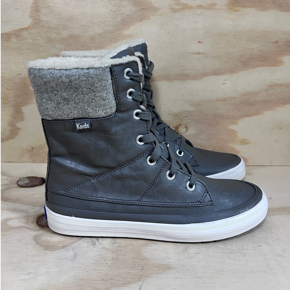 Keds - Juliet High Top - Winter Boots - Gray - Women's - 8 - WF55478